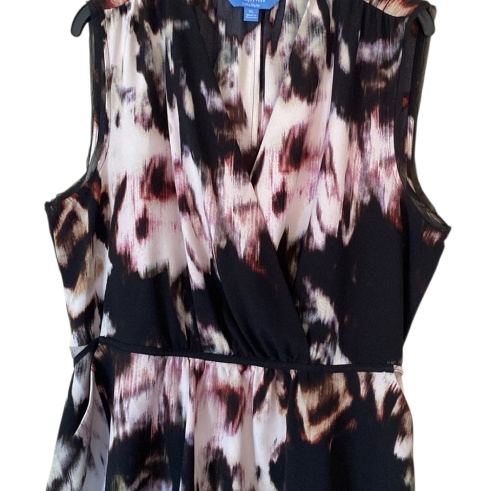 Simply Vera Vera Wang Stretch Fit & Flare Mini Dress XL Fits Like 2X - Picture 4 of 6